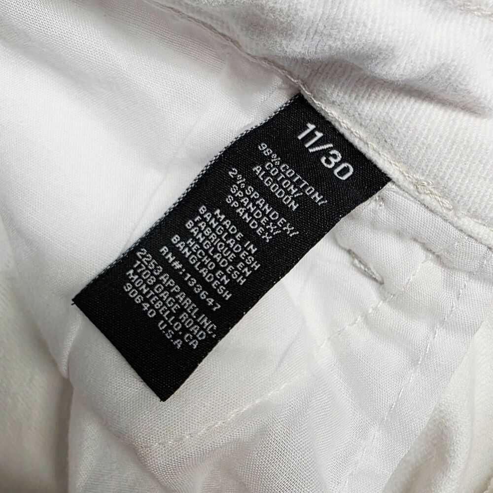 STUNNING RE Generation White High-Rise Button-Fly Flare Jeans - Size 30 - Picture 5 of 8